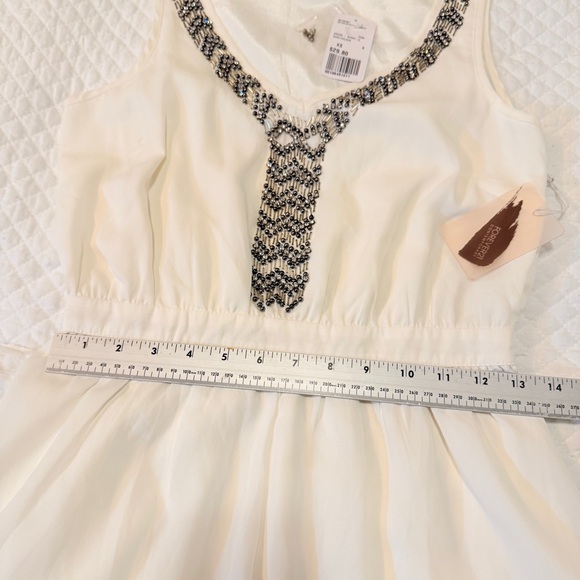 New with Tags! Forever 21 White Dress with Silver Accents - Picture 7 of 16